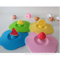 Funny Fruit Design Rubber Silicone Cup Lids Cover